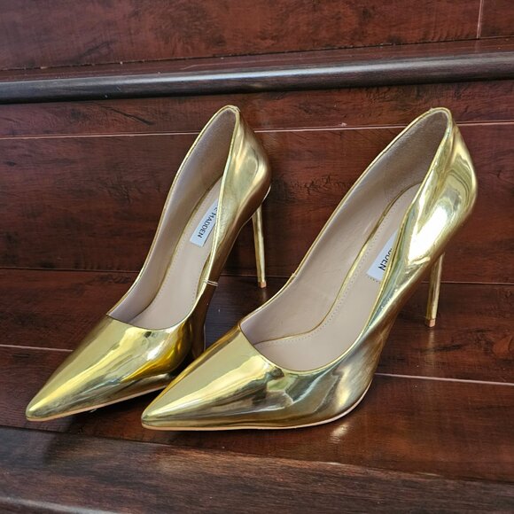 Gold Metallic Stilettos - Picture 5 of 6
